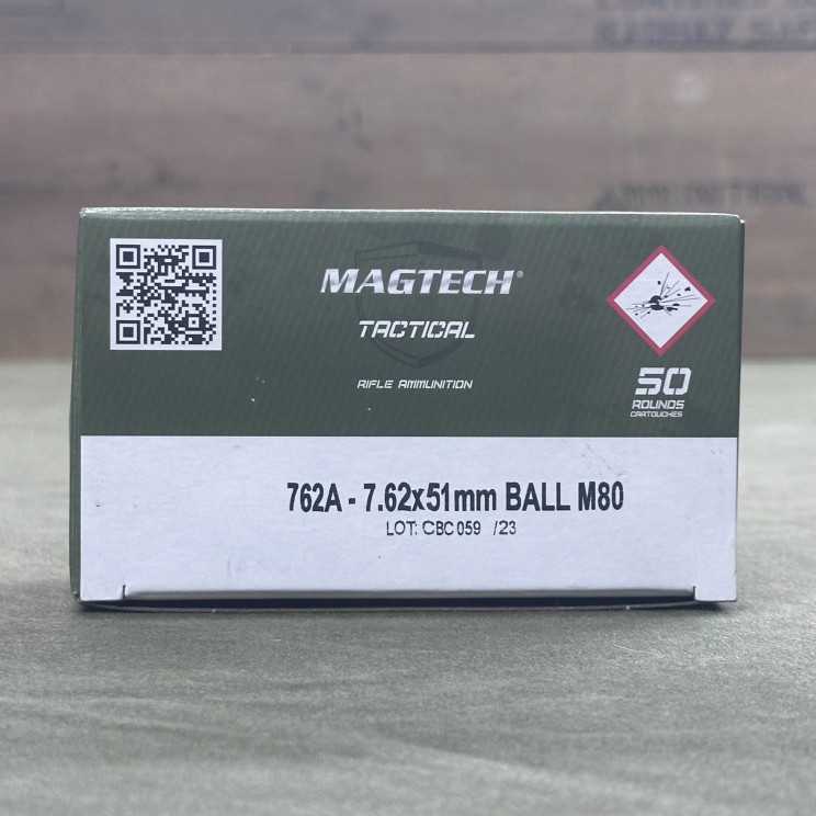 Magtech M80 Ball 7.62x51 (400 Round Case) - Copper Custom Armament