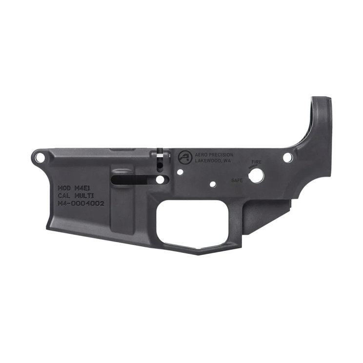 Aero Precision M4E1 Low Profile Stripped AR-15 Lower Receiver - Black - Copper Custom Armament 