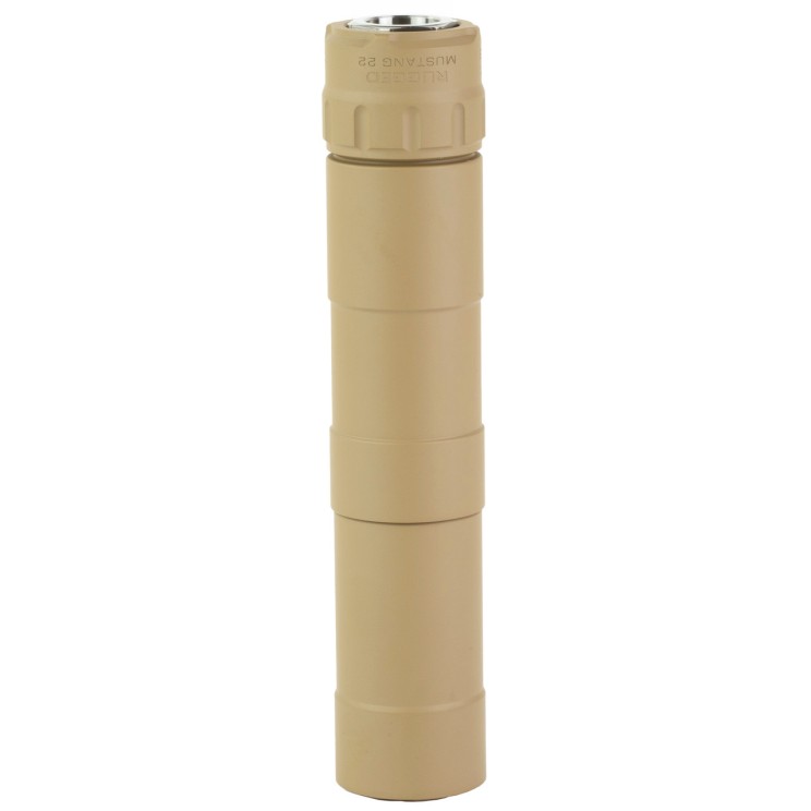 Rugged Mustang 22 FDE Suppressor 22LR - Copper Custom Armament