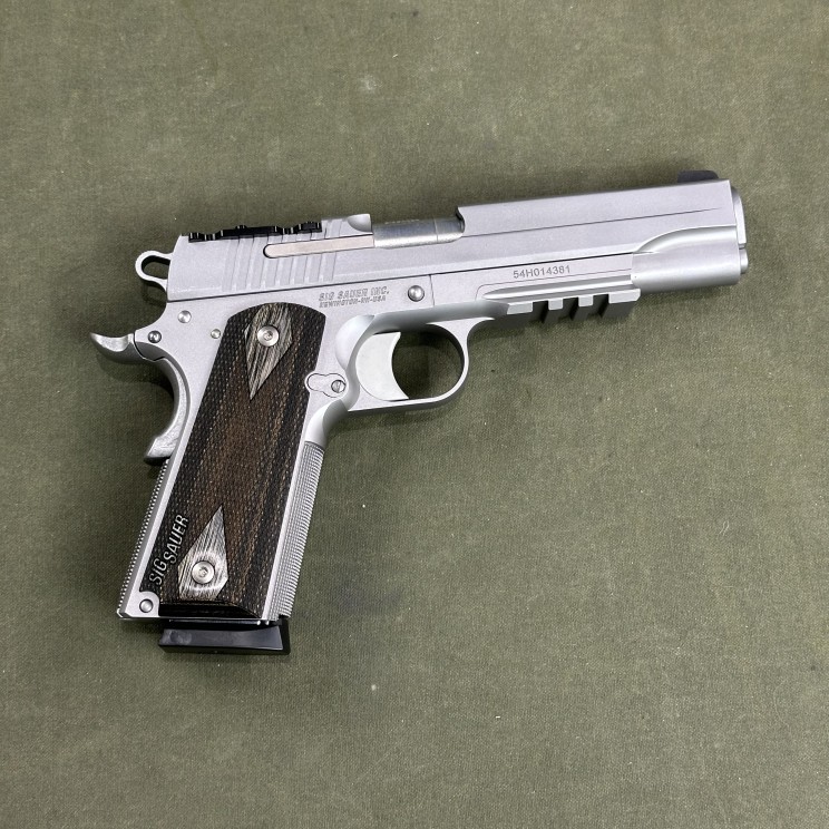 Sig Sauer 1911 Stainless Pistol .45 ACP - USED - Copper Custom Armament